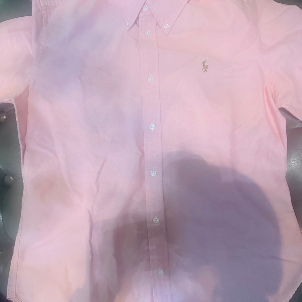 Ralph Lauren Kids Light Pink Button-Down Shirt
